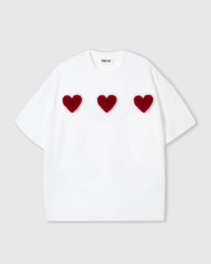 TRIPLE HEART T-SHIRT
