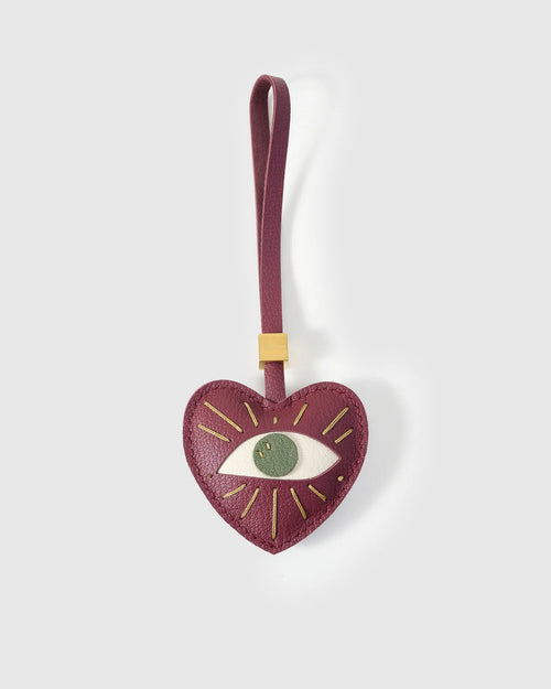 EVIL EYE HEART TALISMAN CHARM