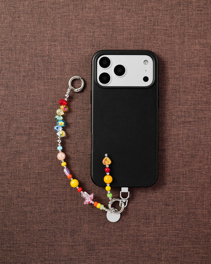 RAINBOW BEAD PHONE STRAP