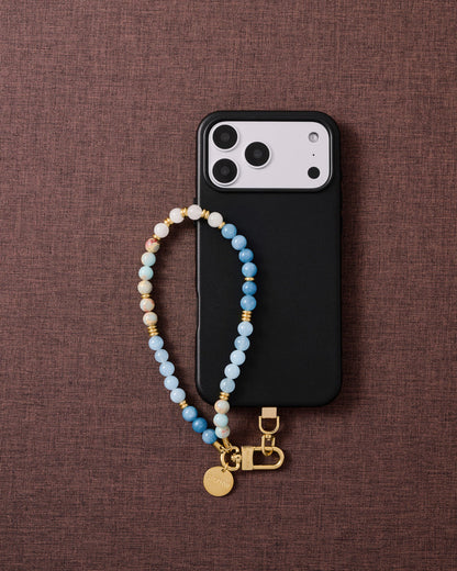 AZURE AGATE ORBIT PHONE STRAP