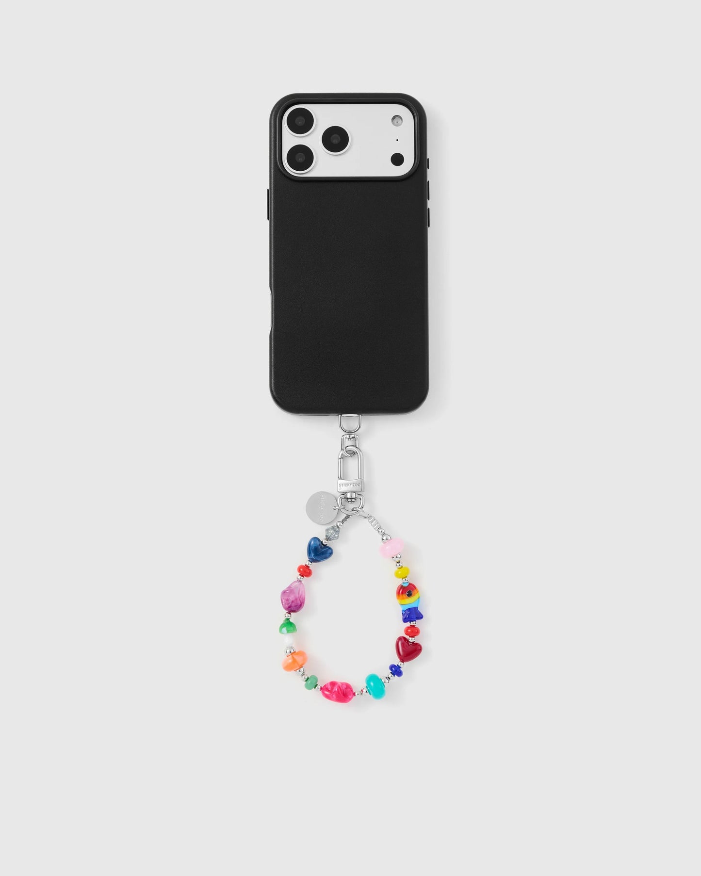 RAINBOW HEART PHONE STRAP