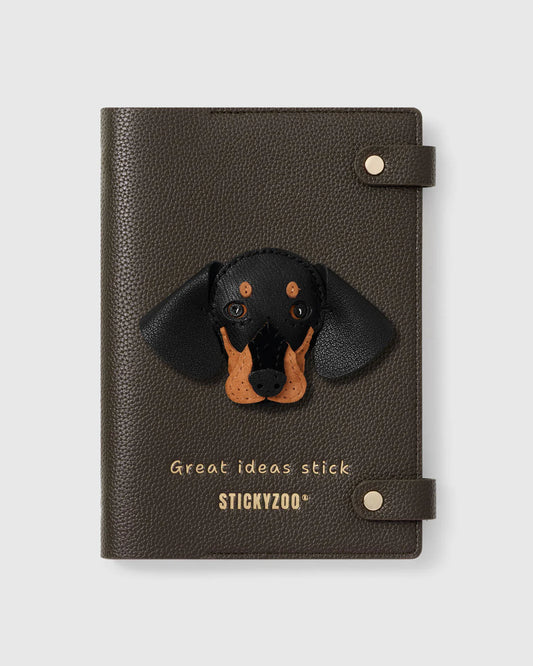DASH DACHSHUND FACE NOTEBOOK
