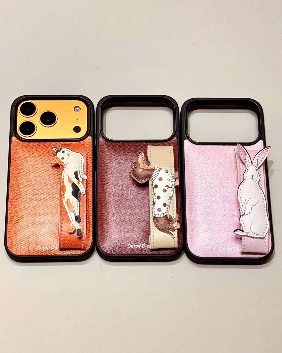PINK BUNNY WALLET PHONE CASE
