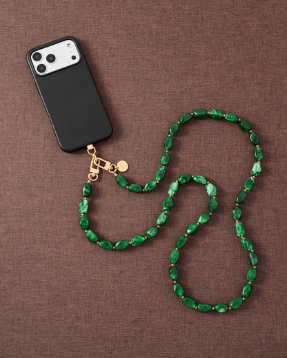 EMERALD SMOKE LINK PHONE STRAP