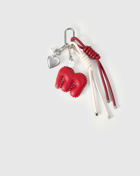 M HEART STACK CHARM
