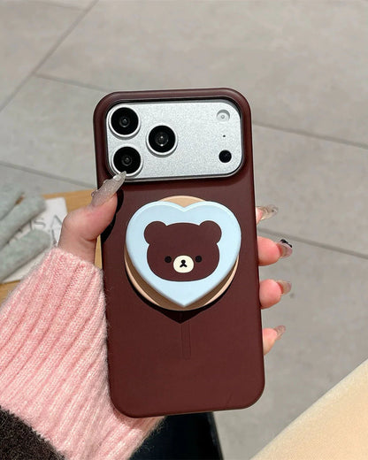 BEAR HEART PHONE CASE