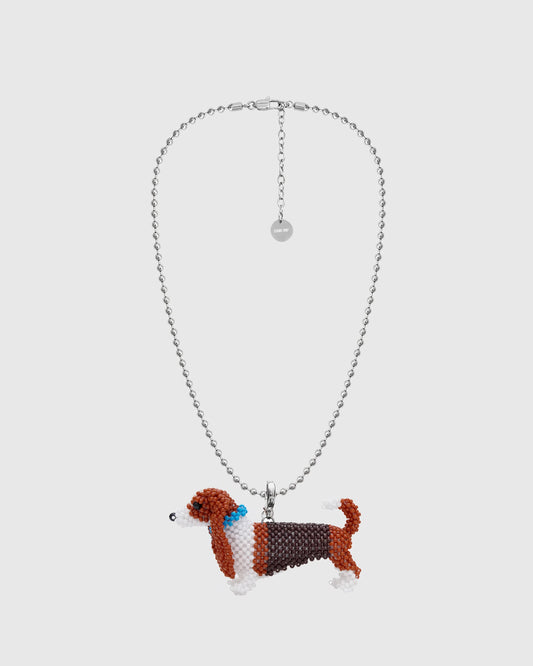 DACHSHUND BEAD NECKLACE