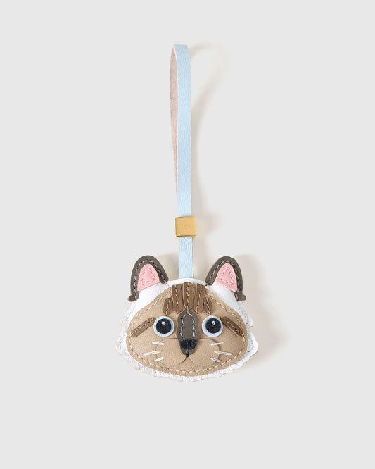 RAGDOLL CAT CHARM - POINT-COLOR EDITION
