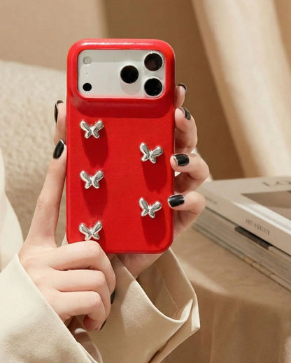 RED BUTTERFLY PHONE CASE