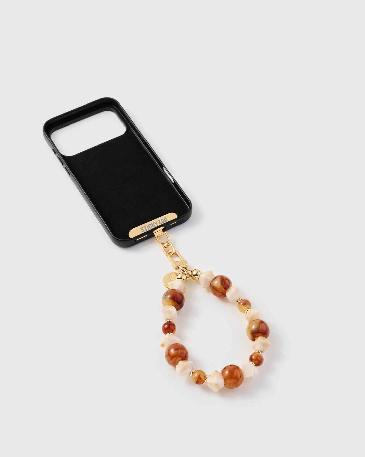 AMBER MARBLE WRIST STRAP