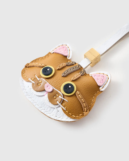 ORANGE TABBY CAT CHARM