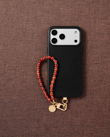 RED STONE PHONE STRAP